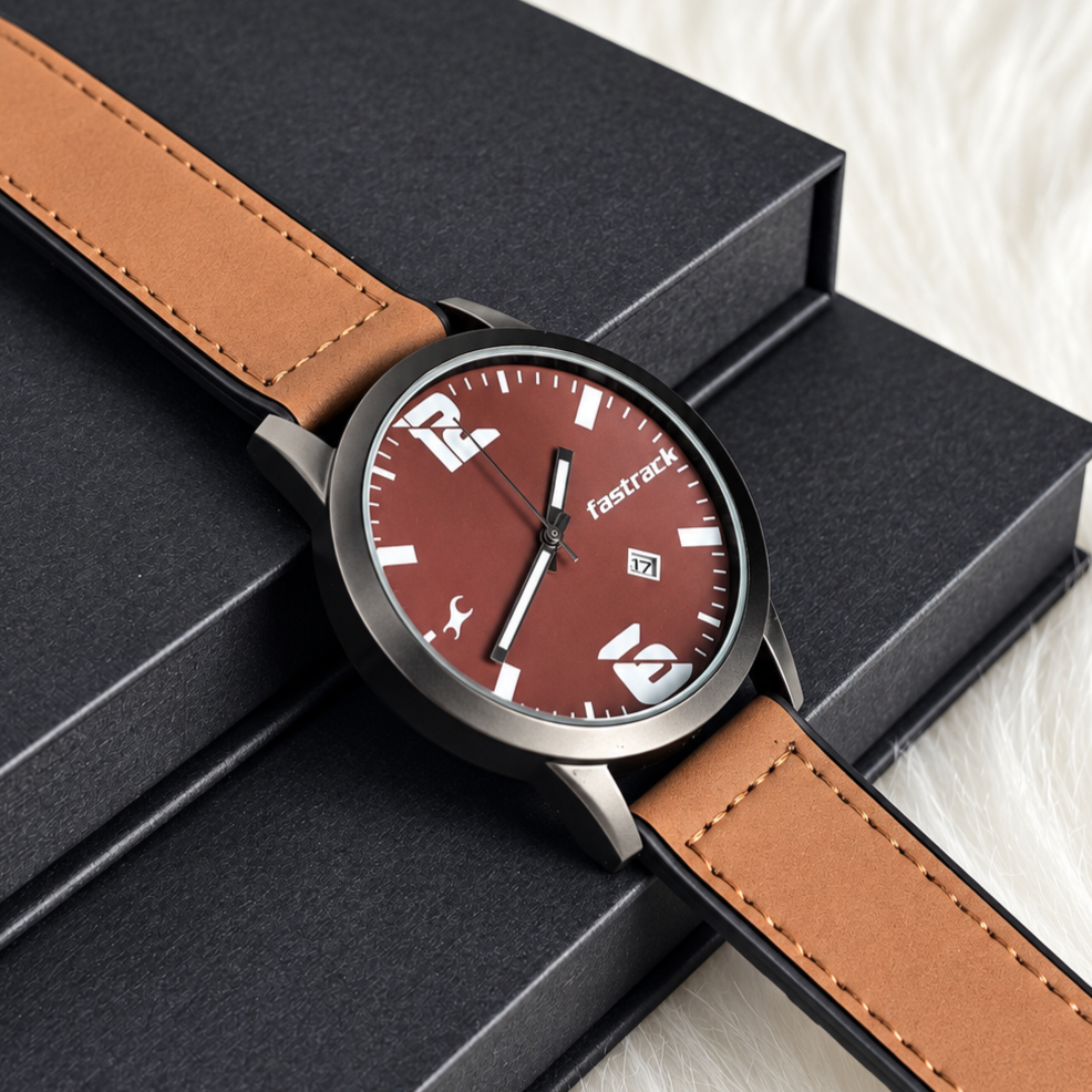 Fastrack CP0 Men's Watch (Maroon)
