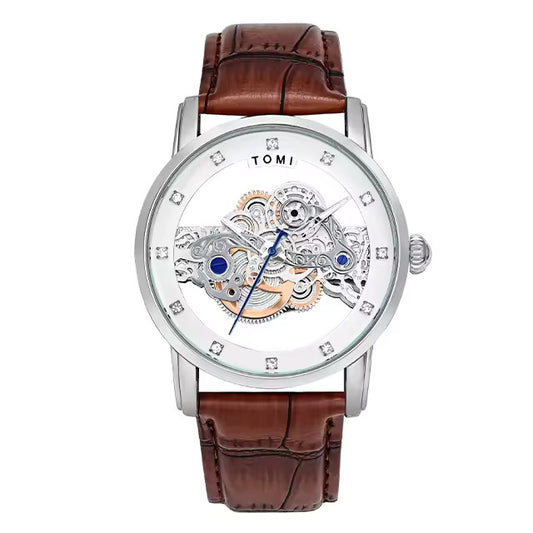 TOMI T-102 Face gear dual strap luxury men's watch