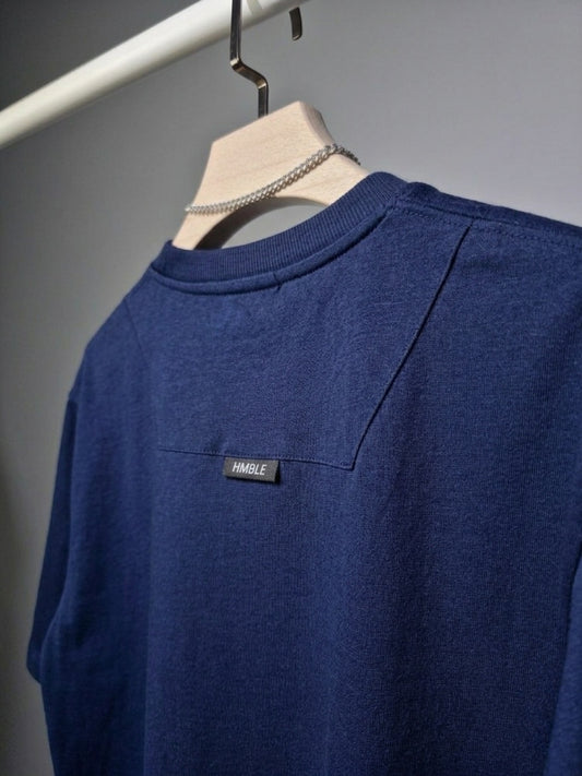 DROP SHOULDER T-SHIRT (NAVY BLUE)