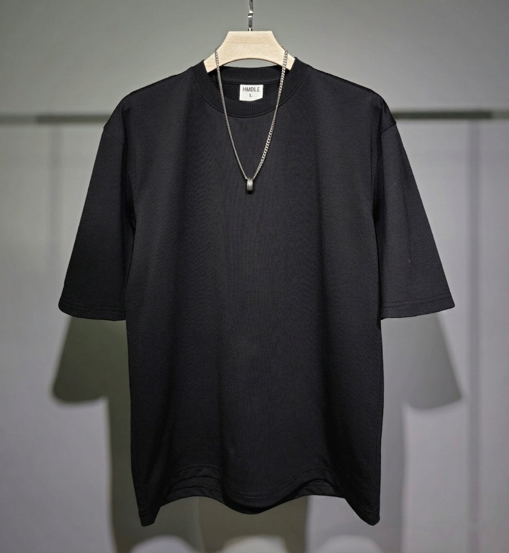 DROP SHOULDER T-SHIRT (BLACK)