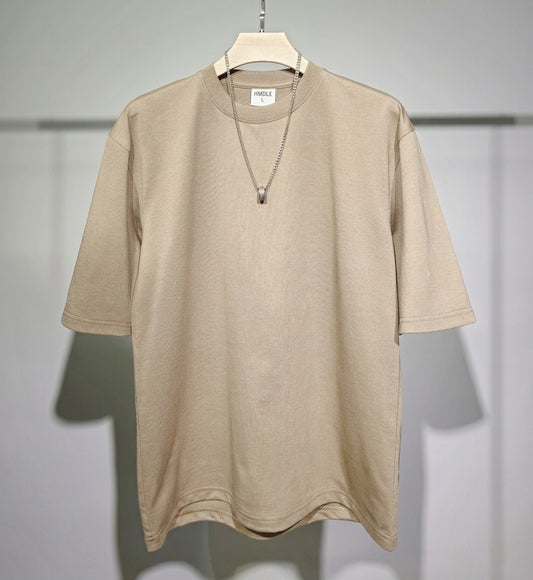 DROP SHOULDER T-SHIRT (BEIGE)