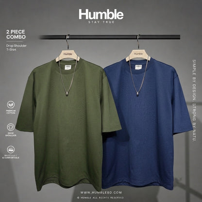 DROP SHOULDER T-SHIRT COMBO