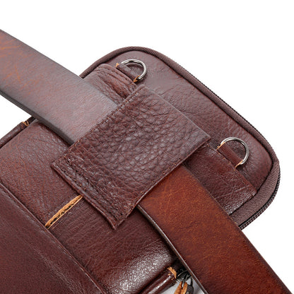 Genuine Leather Waist & Crossbody Bag