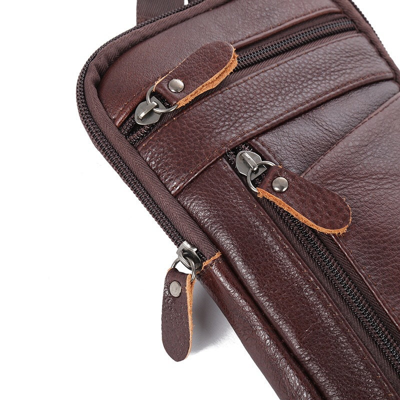 Genuine Leather Waist & Crossbody Bag