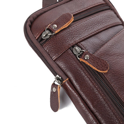 Genuine Leather Waist & Crossbody Bag