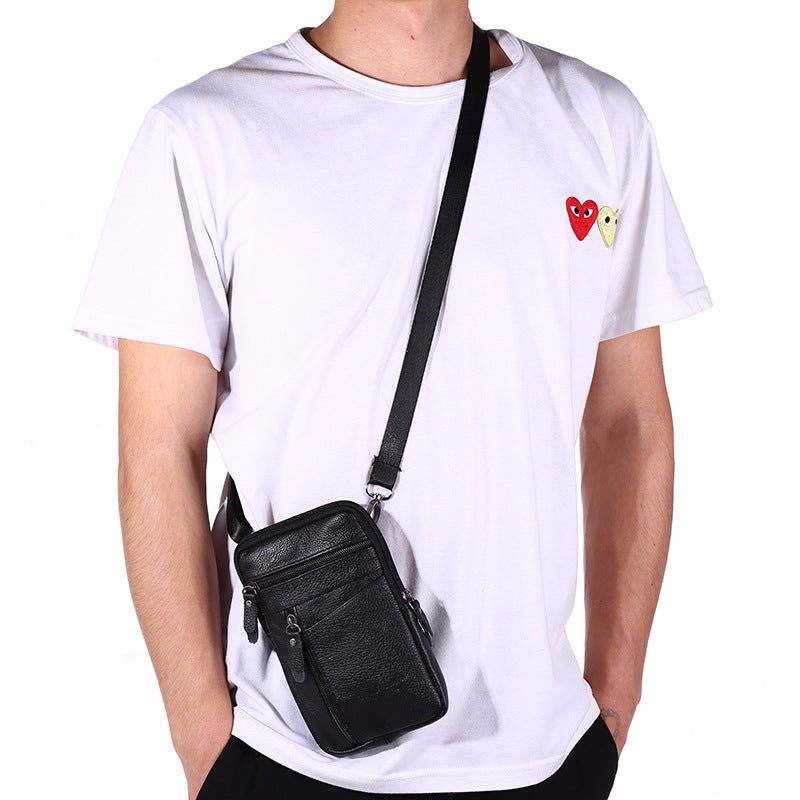 Genuine Leather Waist & Crossbody Bag