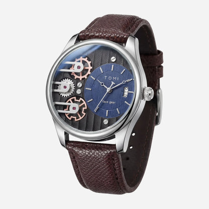 TOMI  T-106 Face Gear dual strap men's watch