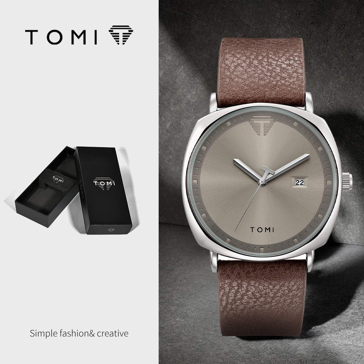 TOMI T-044 Men's quartz watch