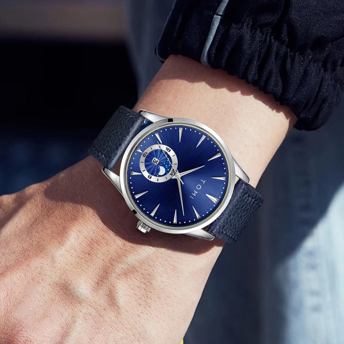 TOMI T-024 business luxury quartz watch