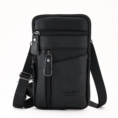 Genuine Leather Waist & Crossbody Bag