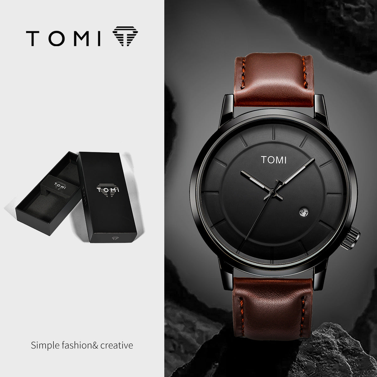 TOMI T-101 Men's quartz watch