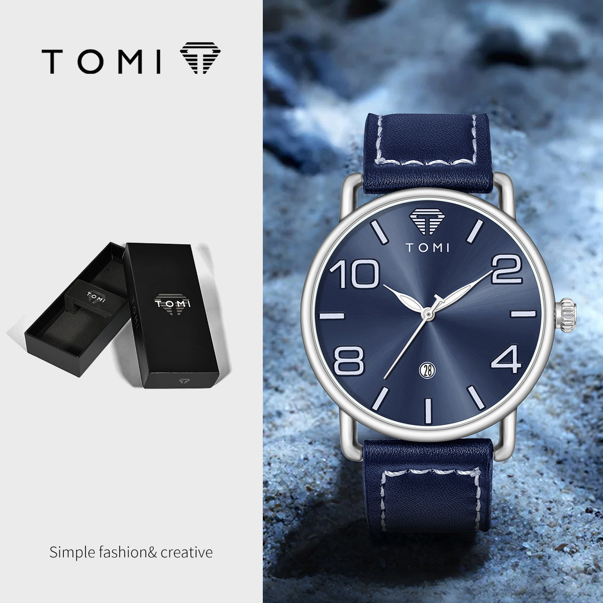 TOMI T-035 Men's quartz watch