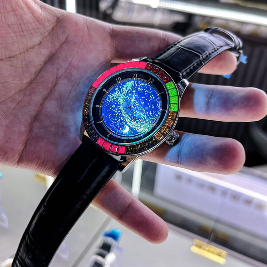 AOKULASIC starry sky color diamond automatic mechanical watch