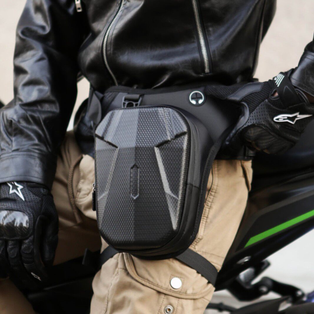 Men's Waist Bag,Motorcycle Bag Storage
