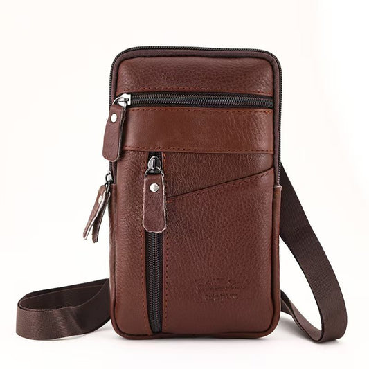 Genuine Leather Waist & Crossbody Bag