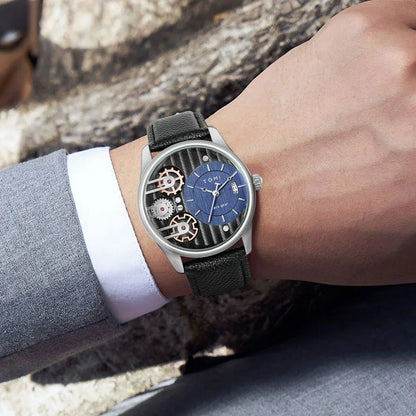 TOMI  T-106 Face Gear dual strap men's watch