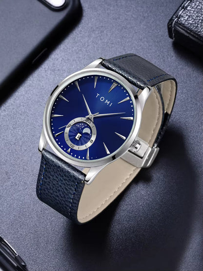 TOMI T-024 business luxury quartz watch