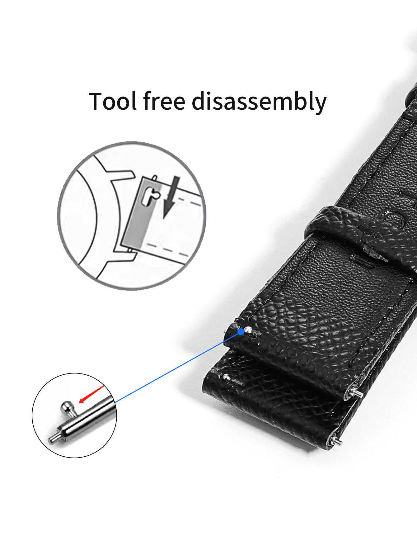 TOMI  T-106 Face Gear dual strap men's watch