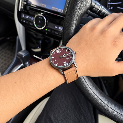 Fastrack CP0 Men's Watch (Maroon)
