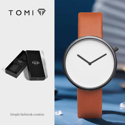 TOMI T-078 business men's quartz watch